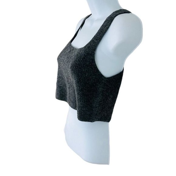 Everlane Heathered Charcoal Yak And Wool Blend The Cozy Stretch Tank Size Medium - Picture 8 of 10